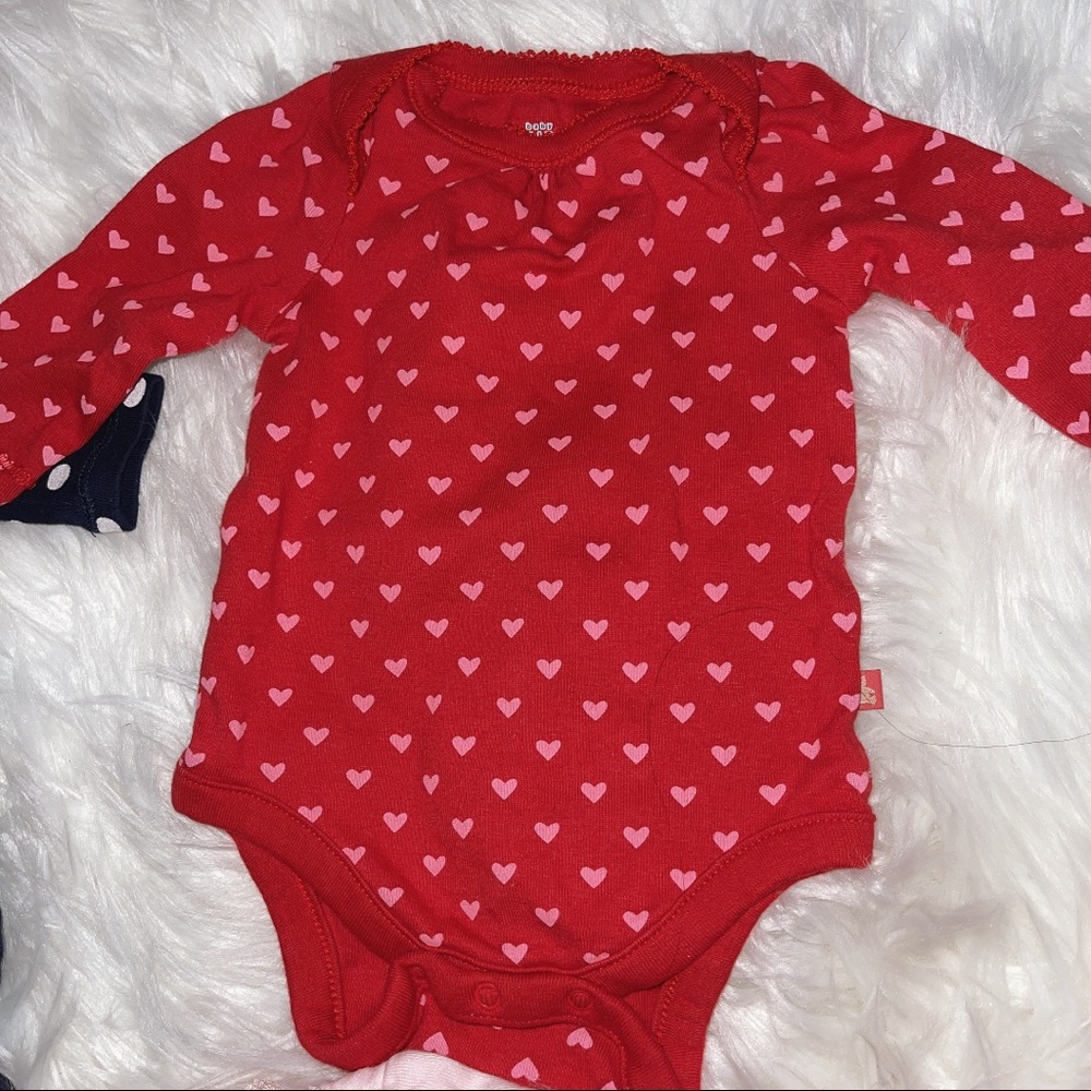 0-3M GAP baby girl long sleeve bodysuits - Picture 3 of 5
